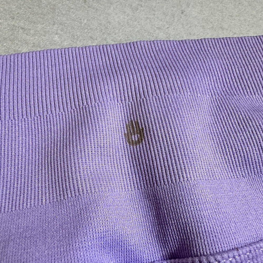 Spiritual Gangster Womens Shorts Size M/L Lilac Seamless Fitted Cycling Biker - Picture 6 of 7